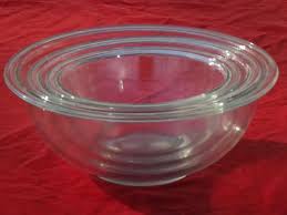 Pyrex Clear Glass Nesting Bowls