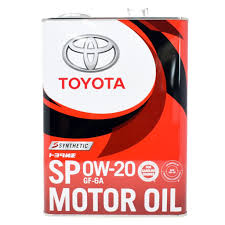 toyota motor oil sp 0w 20 4 ltr full