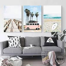 Pastel Beach Set Of 3 Printable Wall