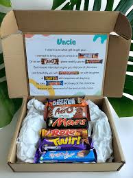 uncle chocolate poem gift box in