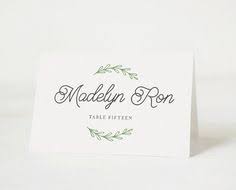 Free Diy Printable Place Card Template And Tutorial Wedding
