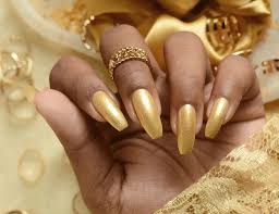 gold nail art designs ideas for 2024