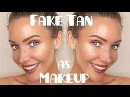 lips contouring all with fake tan