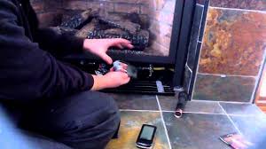 change fireplace remote batteries