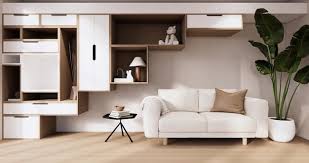 idea box wall shelves on minimal living
