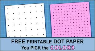 free printable dot paper dotted grid