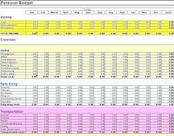 Household Budget Worksheet Excel Template Free Household Budget