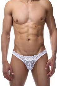 Sexy White Lace Mens Lingerie Thong Underwear Gay Mens Panties - Etsy