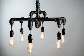 Buy Hand Crafted 6 Edison Bulbs Industrial Lighting Chandelier Made To Order From Chicwatts Custommade Com