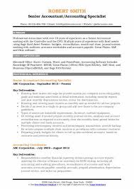 You need a great senior accountant resume to improve your chances of getting an interview for the position. Senior Accountant Resume Samples Qwikresume