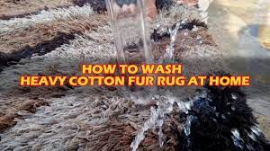 part 2 cotton heavy fur rug how to