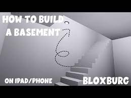 Build A Basement Bloxburg Ipad Mobile