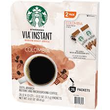 Check spelling or type a new query. Starbucks Via Instant Colombia Coffee Medium Roast 26 Count Costco