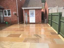 Raj Green 20mm Natural Sandstone Paving