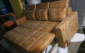 Goodluck Wooden Foam Sofa Cum Bed For