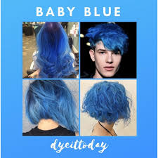 Blue is the color of commitment. Baby Blue Hair Dye Set Bleach And Color Shopee Philippines