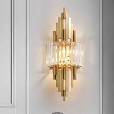 Postmodern Luxury Crystal Wall Light