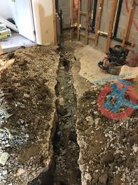 Basement To Replace Old Drain Pipe