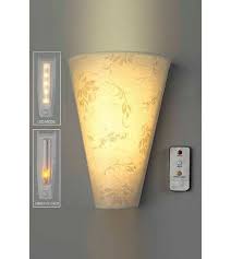 battery operated wall light and remote