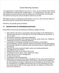 Event Planning Contract Templates