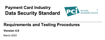 pci data security standard v4 0