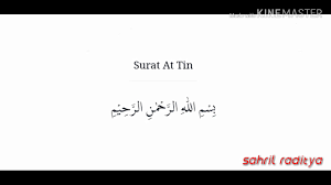 It is a meccan surah, meaning it's revelation was before the prophet (ﷺ) and his followers migrated from mecca to medinah. Surat At Tin Surat At Tin Terjemahan Arab Latin Dan Artinya Youtube