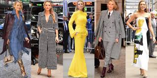 blake lively wears 7 outfits in a day