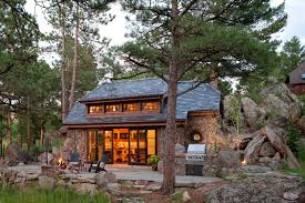 75 Rustic Stone Exterior Home Ideas You