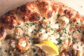 white clam and shrimp pie pmq pizza