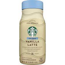 starbucks iced espresso vanilla latte