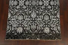 versace design wool silk black silver