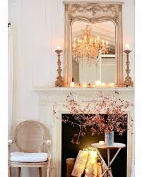 french country fireplace mantel decor ideas