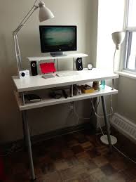 Having used your setup for over six months, i wonder if you could elaborate on its steadiness. Four Steps To Make My Ikea Hack Standing Desk Standing Desk Design Ikea Standing Desk Diy Standing Desk