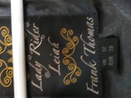 Frank Thomas Leather Jacket Leiah Ladies Size 12 Scrubbers Leathers