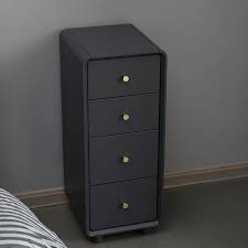 modern minimalist grey cabinet 4 drawer