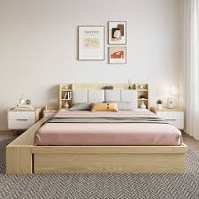 Multi Storage Cal King Bed With Drawers