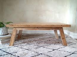 Coffee Table Recycled Wood Scandi