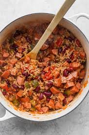 easy red beans and rice w brown rice