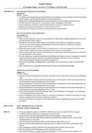 A clearly laid out cv is crucially important in all disciplines but as mentioned, particularly in engineering. Maintenance Engineer Resume Samples Velvet Jobs