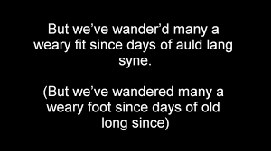 Auld Lang Syne - Dougie MacLean (Lyrics ...