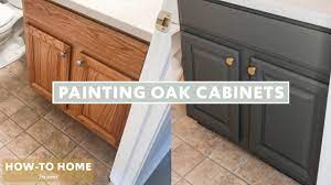 how to paint your oak cabinets easy