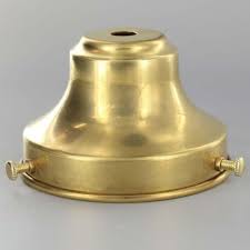 Fitter Polished Brass Glass Bell