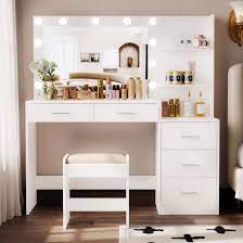 rovaurx 46 7 makeup vanity table with
