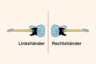 Sind Linkshänder Gitarren anders? - Die 6 Unterschiede