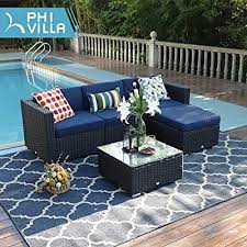 Phi Villa Outdoor Rattan Sectional Sofa