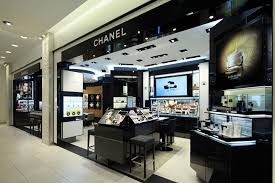 black wooden chanel cosmetics