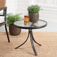 Glass Side Tables Patio Table
