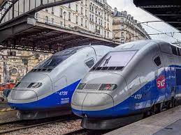 paris to nice by high sd tgv train