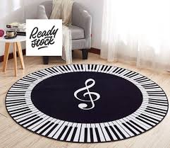 instock piano floor rug carpet