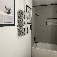 Bathroom Wall Towel Holder Wall Storage